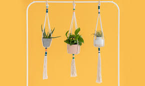 Twisted polyester rope plant hanger. Make A Knotted Rope Plant Hanger In 30 Minutes Or Less Craftsy