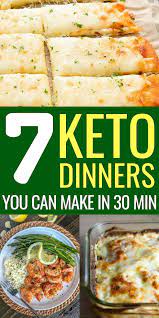 Easy Keto Dinner Recipes You Can Make In 30 Minutes Or Less Keto Recipes Easy Dinner Recipes Easy Quick Keto Dinner