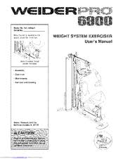 Weider Pro 6900 User Manual Pdf Download