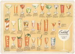Coctail Placemats Vintage Cocktails Cocktail Menu Classic Cocktails