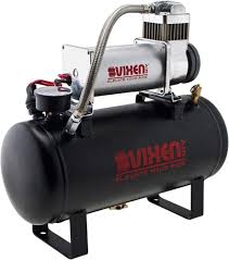 Air ride suspension kits for semi trucks. Buy Vixen Air Suspension Kit For Truck Car Bag Air Ride Spring On Board System 200psi Compressor 2 Gallon Tank For Boat Lift Towing Lowering Leveling Bags Onboard Train Horn Semi Suv Vxo8560 Online In Italy B07czngkk7