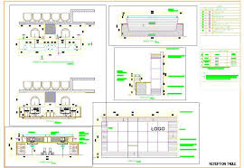 Straight Line Reception Desk With Backdrop Design Autocad Dwg Plan N Design Drawing reception desks presented in the projection from the side, back, front and top. straight line reception desk with