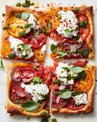 Roasted Tomato Tart With Ricotta And Pesto Recipe Recipe Nyt Cooking Tomato Tart Roasted Tomatoes