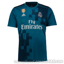 Page 1 of 1 start over page 1 of 1. Tercera Camiseta Adidas De Real Madrid 2017 18 Real Madrid Soccer Jersey Football Shirts