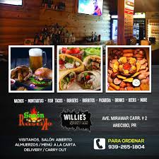 Must remain seated while eating. Estamos Abierto Hasta Las Willies Sport Bar Arecibo Facebook