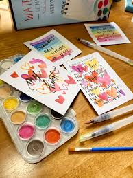 I show many different techniques. Diy Watercolor Valentine S Day Cards
