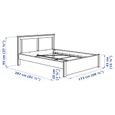 Le misure sono 140 x 200 cm o 160 x 200 cm.sotto alle doghe, un ampio contenitore per riporre la biancheria e tutto l'occorrente.; Songesand Struttura Letto Bianco Lonset 160x200 Cm Ikea It