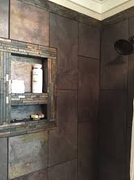 shower tile rustic slate accents with large gray tiles rustic flooring rustic master bathroom rustic bathroom designs