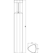 Trila Ii Led Stehleuchte Anthrazit 6w Warmweiss 3000k 80cm Hohe Alu