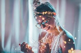 Imagem De Girl Light And Photography Bokeh Photography Fairy Light Photography Portrait Photography