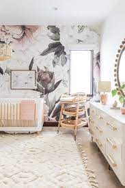 Danielle K White Nursery Reveal Becki Owens Nursery Baby Room Nursery Accent Wall Girl Nursery Room