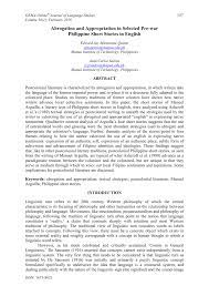 This episode, adapted from my youtube channel, offers a basic understanding of postcolonialism as a concept as well as. Pdf Abrogation And Appropriation In Selected Pre War Philippine Short Stories In English