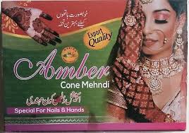 12 x Henna Cone Mehndi Special For Nails & Hands All Natural Body Art