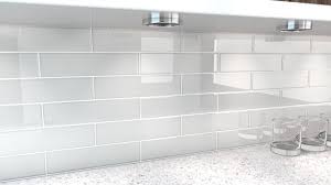 The uniquely imperfect glass brick backsplash tile complements the pristine and perfect nature of the stainless appliances. White Glass Tile For Backsplash Novocom Top