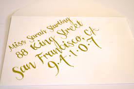 This depends on a number of factors Easy Diy Calligraphy For Your Wedding Invitations Miss Bizi Bee