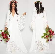 Boohoo Wedding Dress Bridesmaid Dresses Boho Wedding Dress Long Sleeve Lace Dress Boho