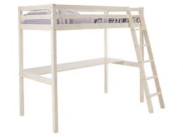 Letto a soppalco 140x200 in vendita in arredamento e casalinghi: Letto A Soppalco Gedeon 90 X 190 Cm Sbiancato Con Scrivania