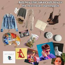 Soft Boy That Takes Soft Boy To The Next Level Starterpack Starterpacks Check out our soft boy aesthetic selection for the very best in unique or custom, handmade pieces from our shops. soft boy that takes soft boy to the