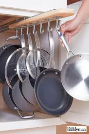 Kitchen Cabinet Storage Solutions Diy Pot And Pan Pullout In 2020 Kitchen Cabinet Storage Kitchen Cabinet Storage Solutions Cabinet Storage Solutions
