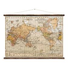 The World Pull Down Wall Map In 2021 Wall Maps Map Map Wall Hanging