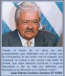 Leon Febres Cordero como presidente de Ecuador hizo el lanzamiento inicial  en un juego de MLB