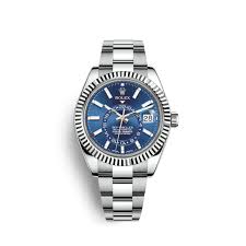 rolex sky dweller watch white rolesor combination of