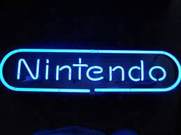 The nintendo logo is white on the fmv intro. Official Genuine Nintendo Logo Neon Light Dealer Sign Neon Blue Neon Lighting Neon Nintendo Logo
