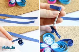 Quilling Technik Anleitung Zum Basteln Mit Papierstreifen Talu De