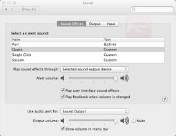 Résultat de recherche d'images pour "OS X sound system preferences"