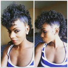 Mohawks were often associated with the punks. Natural Hairstyles For Black Women Mohawk Natural Hair Styles Hair Styles Natural Hair Styles For Black Women