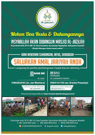Contoh poster santunan anak yatim. Contoh Brosur Donasi Masjid