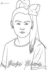coloriage jojo siwa 18 nouvelles images pour une impression gratuite de maison