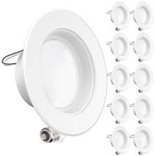 Check spelling or type a new query. Sunco Lighting 10 Pack 4 Inch Led Recessed Downlight Baffle Trim Dimmable 11w 60w 4000k Cool White 660 Lm Damp Rated Simple Retrofit Installation Ul Energy Star Walmart Com Walmart Com