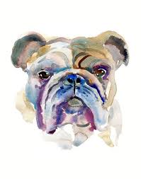 Custom Pet Portrait Pet Portrait Watercolor Paintingdog Etsy In 2021 Bulldog Art Watercolor Dog Dog Art