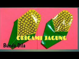 Origami Jagung Youtube