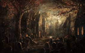 Artwork i shall be reborn by steve genre: Halloween Scenery Wallpapers Forest Dark Fantasy Art 1280x804 Wallpaper Teahub Io