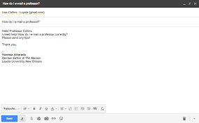Letter: How To E-Mail Your Professors - The Maroon