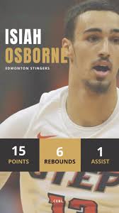Isiah Osborne back in action in the CEBL. After a few weeks off Isiah  picked up right where he left.
