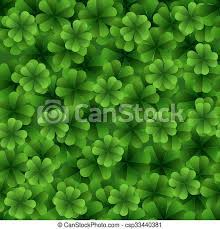 Patrick's day promos and much more. Four Leaf Clover Seamless Pattern Realistic Clover Leaves Background Saint Patrick S Day Design Canstock