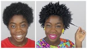 Natural hair care routine + how to style a twa. Teeny Weeny Afro Hairstyles