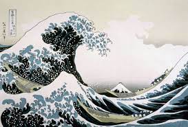 Chinese Wave Drawing | Japanese Art, Japanese Art Prints, Art Wallpaper  Iphone