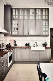 Apartments Amusing Ideas About Gray Kitchen Cabinets Slate Grey Aefdffecdcad White And Wood With Black App Kitchen Design Kitchen Inspirations Trendy Kitchen