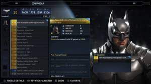 For injustice 2 on the playstation 4, a gamefaqs message board topic titled so how do you unlock new gear for the characters?. Here S The Batman Gear You Unlock For Completing The New Tutorial R Injustice