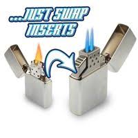 Blazer Top Z Dual Flame Butane Insert Zippo Lighter Lighter Zippo Lighter Insert