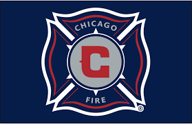 This mark is placed within a navy blue oval trimmed in red, chicago. Chicago Fire Primary Dark Logo Major League Soccer Mls Chris Creamer S Sports Logos Page Sportslogos Net
