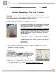 Chemical changes gizmo answer key + my pdf collection 2021 from bashahighschoolband.com use the zoom cell structure answer key gizmo comes with an answer key. Chemicalchanges Gizmo Doc Student Exploration Chemical Changes Vocabulary Acid Base Catalyst Chemical Change Coefficient Conservation Of Matter Course Hero