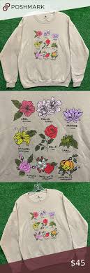 They represent intelligence, bravery, curiosity, kindness, adventure, sass, and femininity. Disney Princess Flower Crewneck Size L Princess Flower Disney Princess Fashion