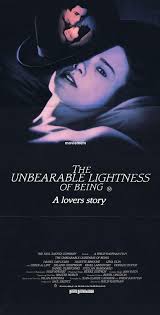 Milan kundera, the unbearable lightness of being, 1984. The Unbearable Lightness Of Being Original Daybill Movie Poster Daniel Day Lewis Moviemem Original Movie Posters