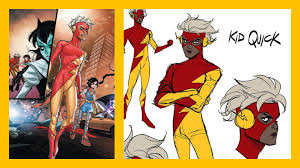 Then you ought to consider superhero coloring pages. Kid Quick Is The New Nonbinary Superhero Of Color Coming To Dc Comics Them