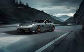 Download Wallpapers Ferrari Gtc4lusso T Novitec Rosso 2017 Front View Gray Sports Coupe Tuning Ferrari Italnian Cars Road Mountain Serpentine Ferrari B Cool Sports Cars Sports Coupe Sports Cars Ferrari